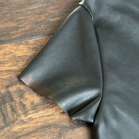 Zara Faux Leather dress size 10 - Picture 4 of 9